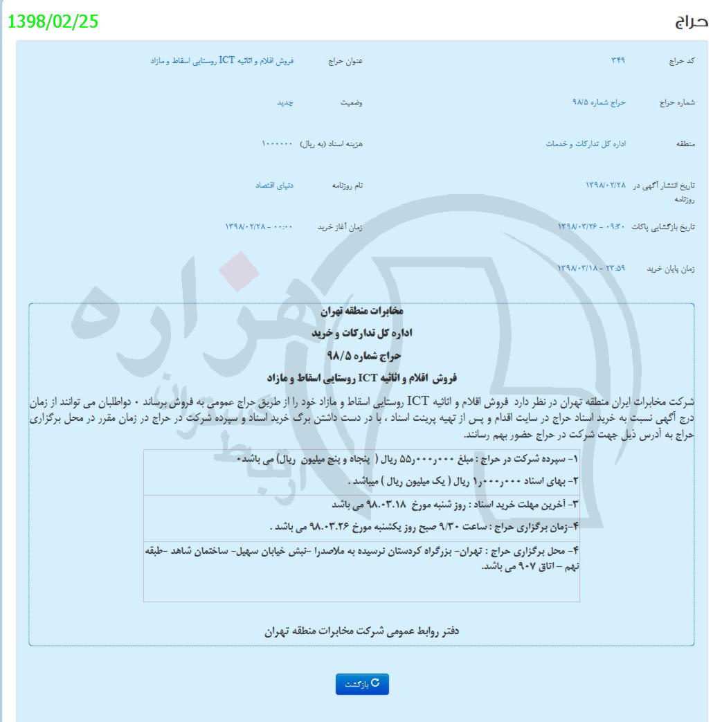 تصویر آگهی